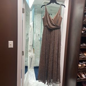 Bronze Dress The Population gown. New With Tags